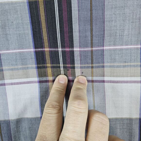 American Hero Brown & Gray Plaid Pearl Snap Size Large Long Sleeve Western Shirt - Picture 16 of 16